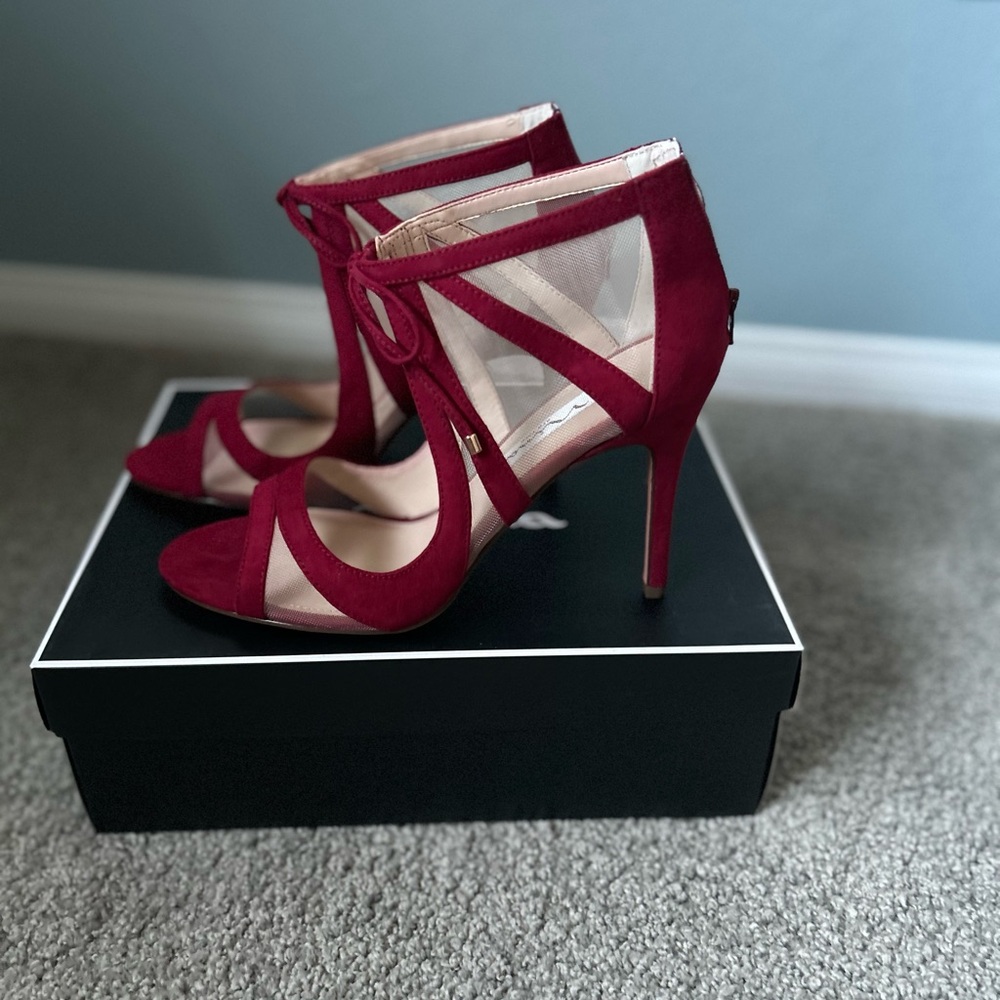 Elegant Red Stiletto Heels